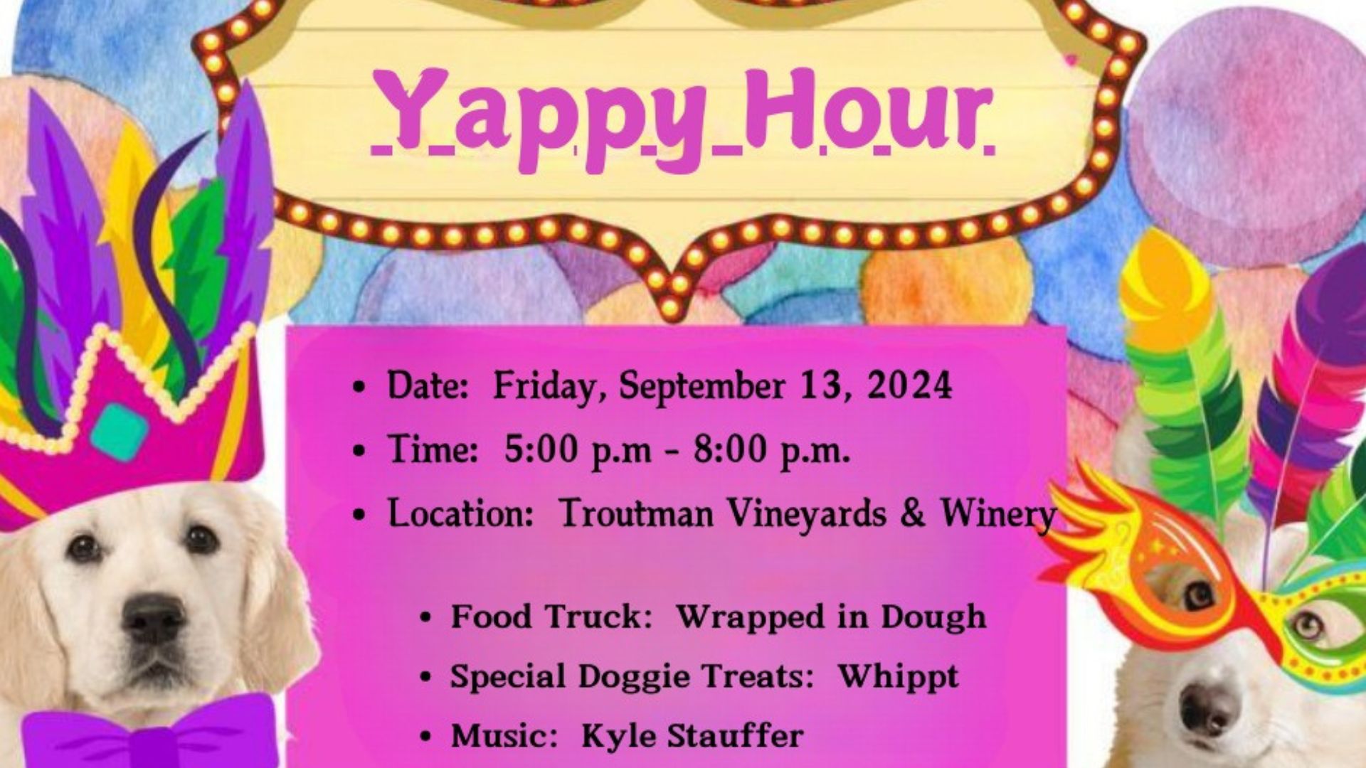 Yappy Hour - September