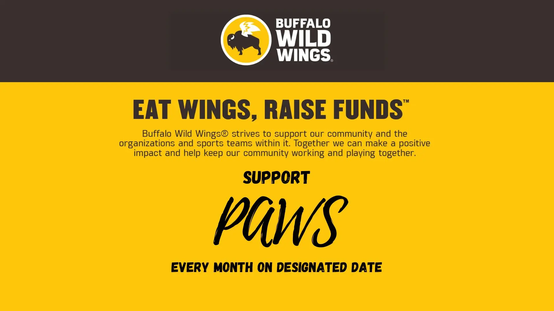 Dine to Donate flyer
