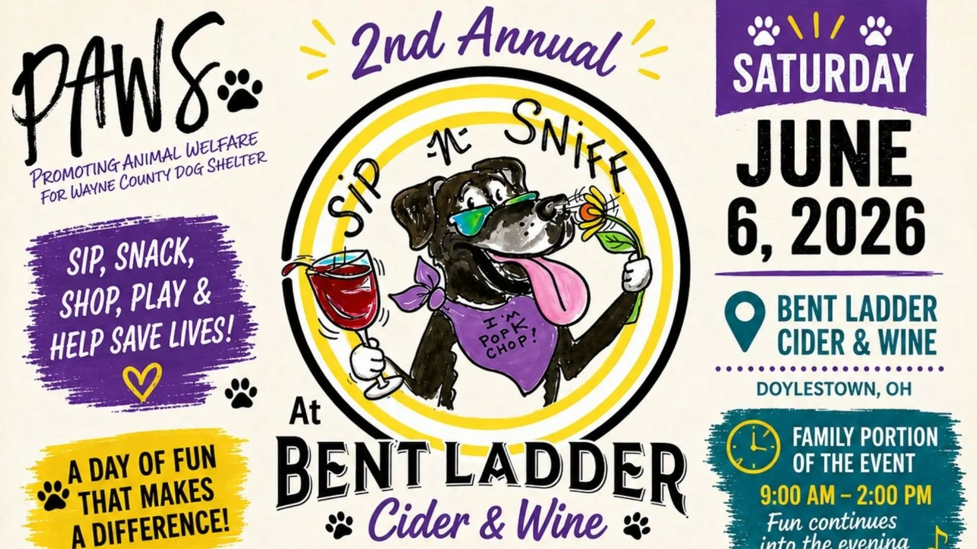 Sip N Sniff 2026 flyer